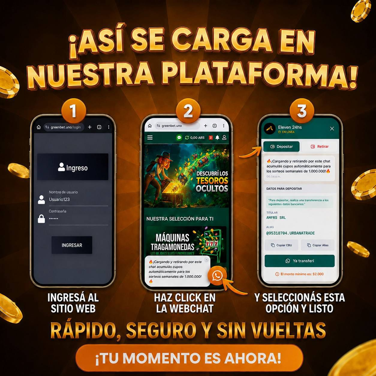 Cómo cargar en nuestra plataforma